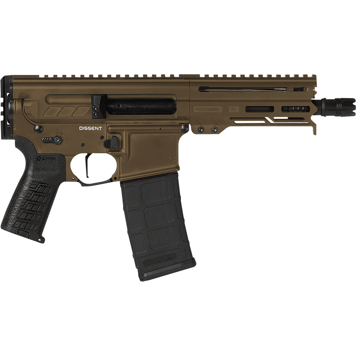 CMMG Dissent MK4 9mm Midnight Bronze AR-15 Semi Automatic Handgun CMMG Dissent MK4 9mm Midnight Bronze AR-15 Semi Automatic Handgun