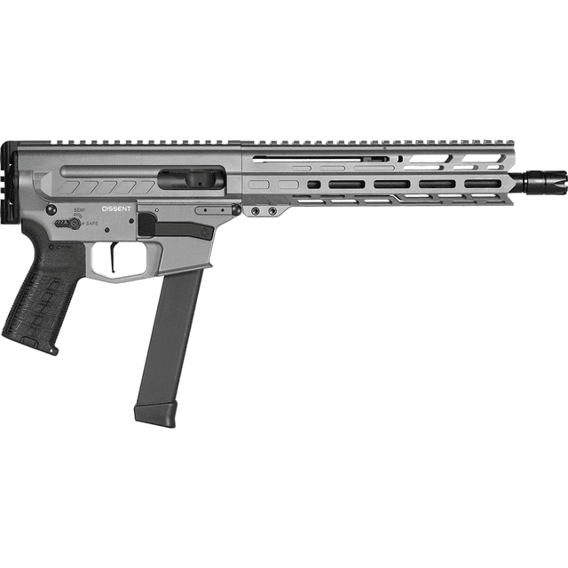 CMMG Dissent MKGS 9mm 10.50" Tungsten Gray AR-15 Semi Automatic Handgun CMMG Dissent MKGS 9mm 10.50" Tungsten Gray AR-15 Semi Automatic Handgun