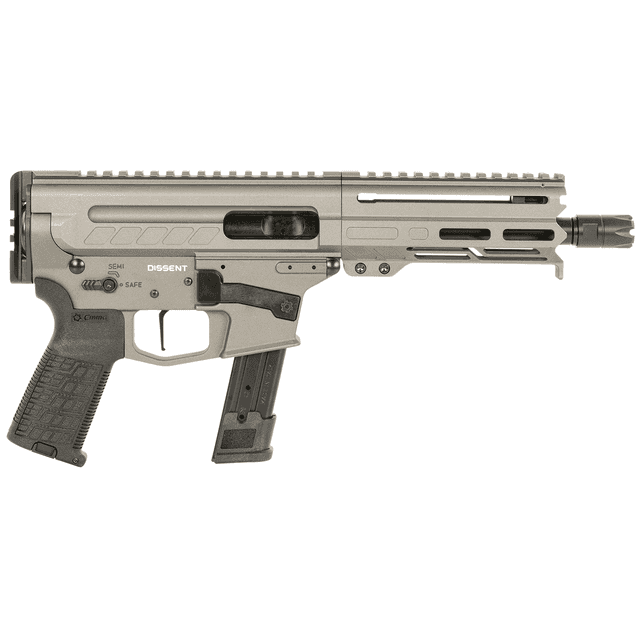 CMMG Dissent MKGS 9mm Tungsten Gray AR-15 Semi Automatic Handgun CMMG Dissent MKGS 9mm Tungsten Gray AR-15 Semi Automatic Handgun
