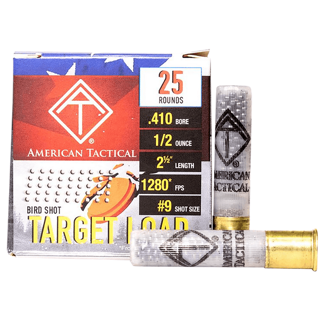 ATI ATIAC4109 Target Load 410 Gauge 2.5" 1/2 oz 9 Shot 20 Per Box/ 10 Case ATI ATIAC4109 Target Load 410 Gauge 2.5" 1/2 oz 9 Shot 20 Per Box/ 10 Case