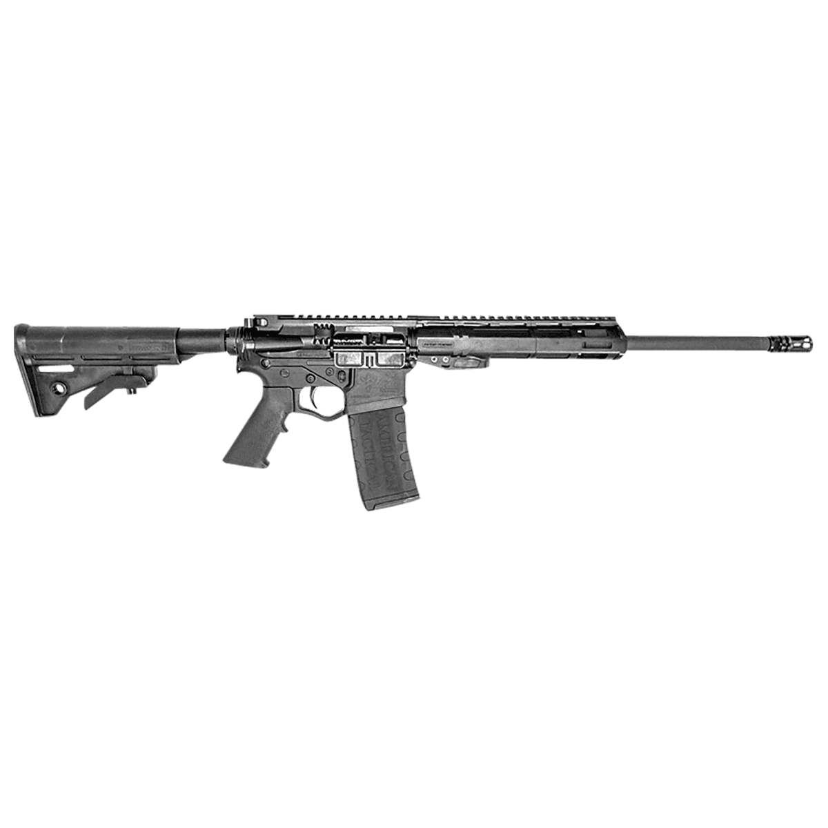 ATI ATIGAX5569MLPMG Alpha-15 Maxx 5.56x45mm NATO 30+1 16" Hanson Profile Barrel, Black, Metal/Polymer Rec, 9" Polymer M-LOK Handguard, OEM MM4 Stock, A2 Grip ATI ATIGAX5569MLPMG Alpha-15 Maxx 5.56x45mm NATO 30+1 16" Hanson Profile Barrel, Black, Metal/Polymer Rec, 9" Polymer M-LOK Handguard, OEM MM4 Stock, A2 Grip