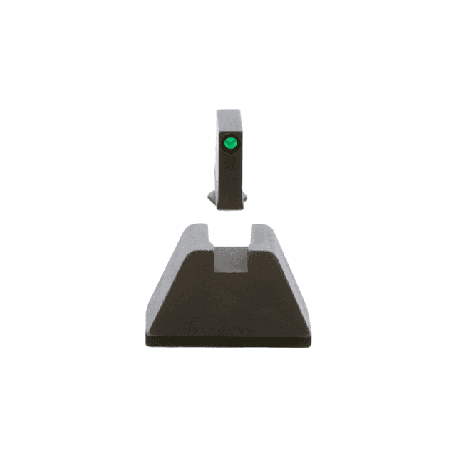 AmeriGlo GL812 Optic Compatible Sight Set for Glock Black | 5XL Tall Green Tritium with Black Outline Front Sight 5XL Tall Black Rear Sight AmeriGlo GL812 Optic Compatible Sight Set for Glock Black | 5XL Tall Green Tritium with Black Outline Front Sight 5XL Tall Black Rear Sight