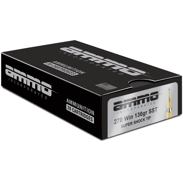 Ammo Inc 270W130SSTA20D Signature 270 Win 130 gr Super Shock Tip 20 Per Box/ 10 Case Ammo Inc 270W130SSTA20D Signature 270 Win 130 gr Super Shock Tip 20 Per Box/ 10 Case