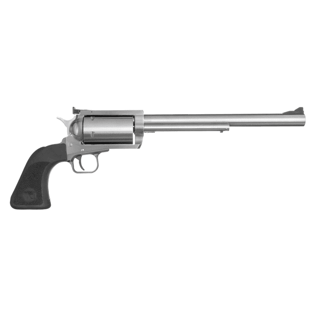 Magnum Research BFR460SW10 BFR Long Cylinder Large Frame 460 S&W Mag 5 Shot, 10" Brushed Stainless Steel Barrel, Cylinder & Frame, Black Rubber Grip, Exposed Hammer Magnum Research BFR460SW10 BFR Long Cylinder Large Frame 460 S&W Mag 5 Shot, 10" Brushed Stainless Steel Barrel, Cylinder & Frame, Black Rubber Grip, Exposed Hammer
