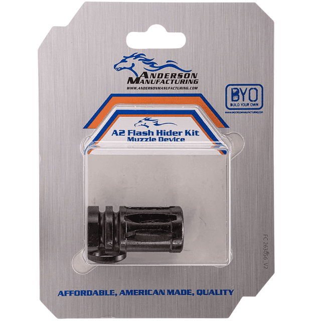Anderson G2K031A0000P Flash Hider A2 1/2-28 Threads 5.56x45mm NATO Anderson G2K031A0000P Flash Hider A2 1/2-28 Threads 5.56x45mm NATO