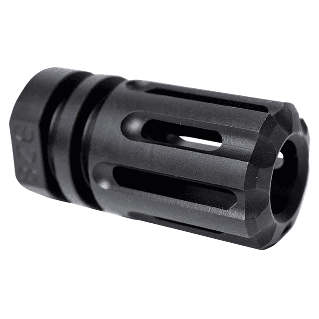 Angstadt Arms AAF09HHB28 Flash Hider Black Hardcoat Anodized Steel with 1/2"-28 tpi Threads 1.75" OAL for 9mm Luger Angstadt Arms AAF09HHB28 Flash Hider Black Hardcoat Anodized Steel with 1/2"-28 tpi Threads 1.75" OAL for 9mm Luger