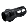 Angstadt Arms AA093LHB28 Flash Hider Black Hardcoat Anodized Steel with 1/2"-28 tpi Threads 1.42" OAL for 9mm Luger, Left Side View Angstadt Arms AA093LHB28 Flash Hider Black Hardcoat Anodized Steel with 1/2"-28 tpi Threads 1.42" OAL for 9mm Luger, Left Side View