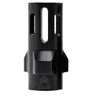 Angstadt Arms AA093LHB28 Flash Hider Black Hardcoat Anodized Steel with 1/2"-28 tpi Threads 1.42" OAL for 9mm Luger, Upright View Angstadt Arms AA093LHB28 Flash Hider Black Hardcoat Anodized Steel with 1/2"-28 tpi Threads 1.42" OAL for 9mm Luger, Upright View