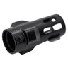 Angstadt Arms AA093LHB36 Flash Hider Black Hardcoat Anodized Steel with 1/2"-36 tpi Threads 1.42" OAL for 9mm Luger, Left Side View Angstadt Arms AA093LHB36 Flash Hider Black Hardcoat Anodized Steel with 1/2"-36 tpi Threads 1.42" OAL for 9mm Luger, Left Side View