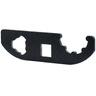 Angstadt Arms AA093LBCWR 3 Lug Wrench made of Steel with Black Nitride Finish & 1/2" Opening for Angstadt Arms QD Blast Shield, Front View Angstadt Arms AA093LBCWR 3 Lug Wrench made of Steel with Black Nitride Finish & 1/2" Opening for Angstadt Arms QD Blast Shield, Front View