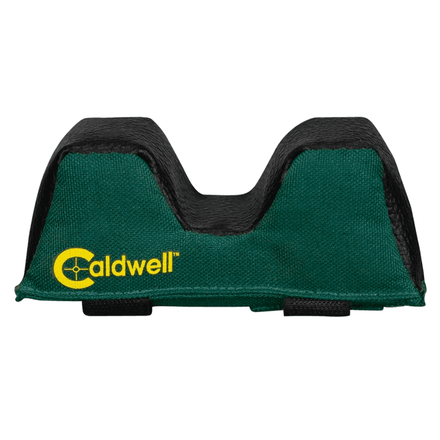 Caldwell 263234 Universal Front Rest Bag Filled Green w/Black Accents 600D Polyester w/Leather Padding Caldwell 263234 Universal Front Rest Bag Filled Green w/Black Accents 600D Polyester w/Leather Padding