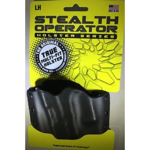 Phalanx Defense Systems Stealth Operator Compact Multi-Fit OWB Belt Holster Left Hand Polymer Black Phalanx Defense Systems Stealth Operator Compact Multi-Fit OWB Belt Holster Left Hand Polymer Black