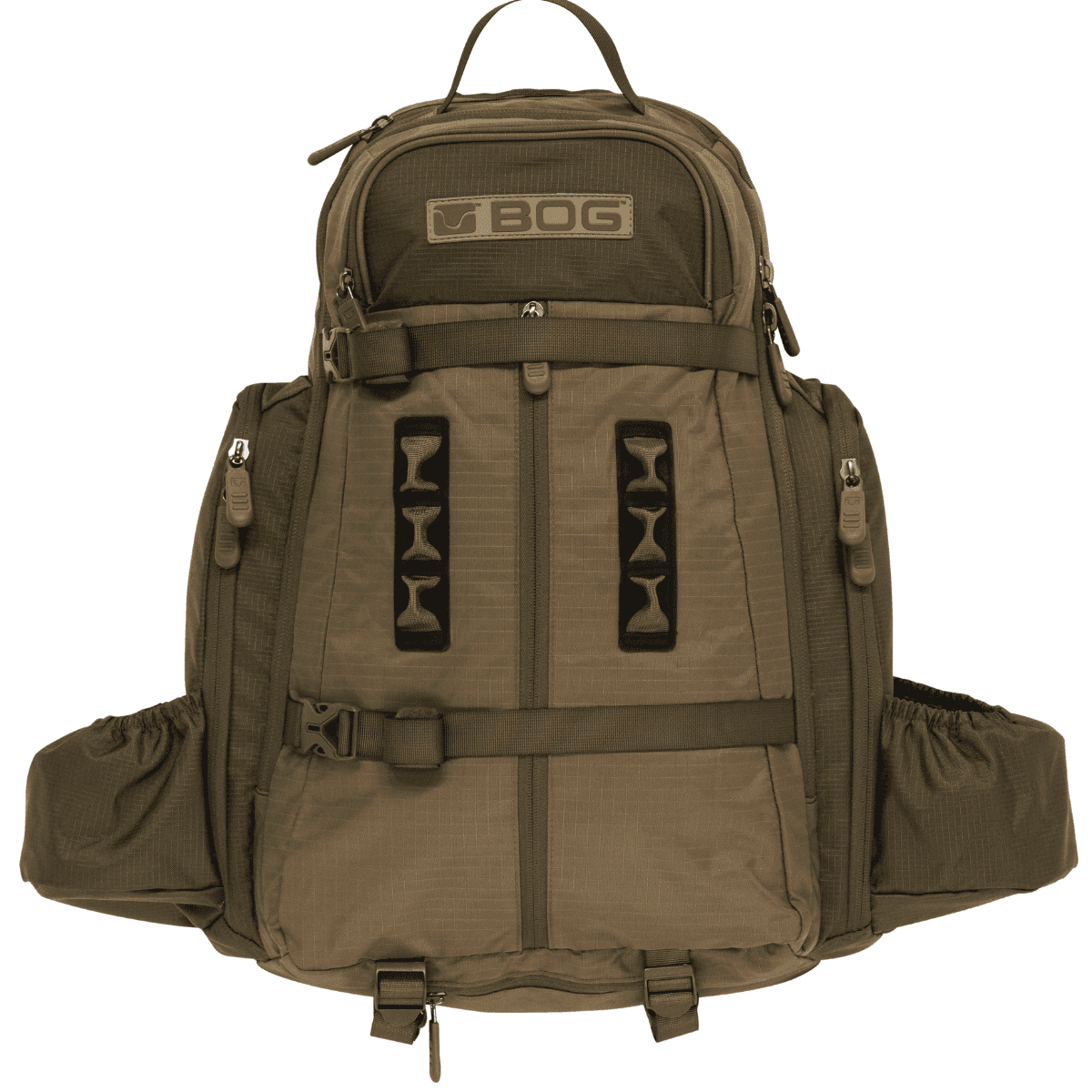 Bog-Pod 1159182 Kinetic Hunting Day Pack Lightweight made of Tear Resistant Nylon with OD Green Finish, YKK Zipper, Rain Cover & Removeable Gun/Bow Boot Bog-Pod 1159182 Kinetic Hunting Day Pack Lightweight made of Tear Resistant Nylon with OD Green Finish, YKK Zipper, Rain Cover & Removeable Gun/Bow Boot