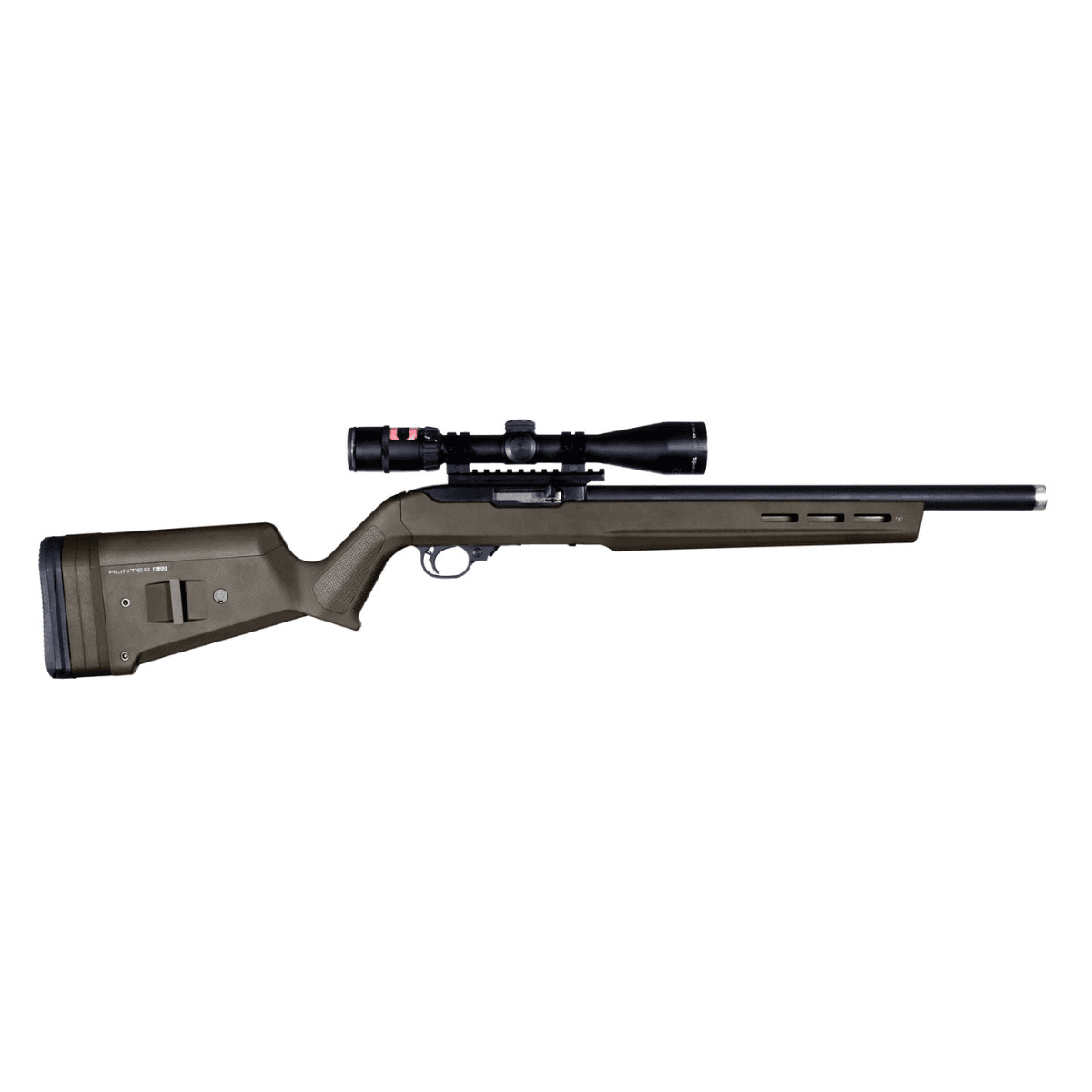 Magpul Hunter X-22 Stock Fixed Adjustable Comb - OD Green Synthetic for Ruger 10/22 - MAG548-ODG Magpul Hunter X-22 Stock Fixed Adjustable Comb - OD Green Synthetic for Ruger 10/22 - MAG548-ODG