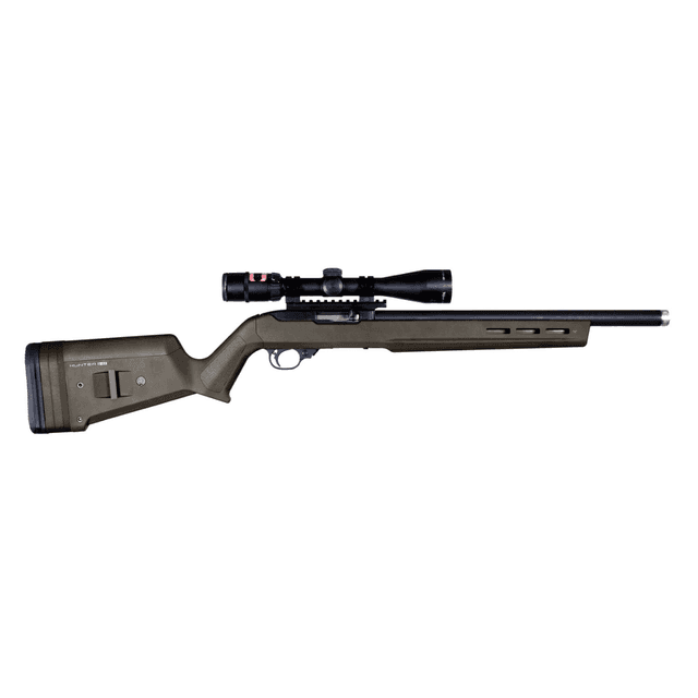 Magpul Hunter X-22 Stock Fixed Adjustable Comb - OD Green Synthetic for Ruger 10/22 - MAG548-ODG Magpul Hunter X-22 Stock Fixed Adjustable Comb - OD Green Synthetic for Ruger 10/22 - MAG548-ODG