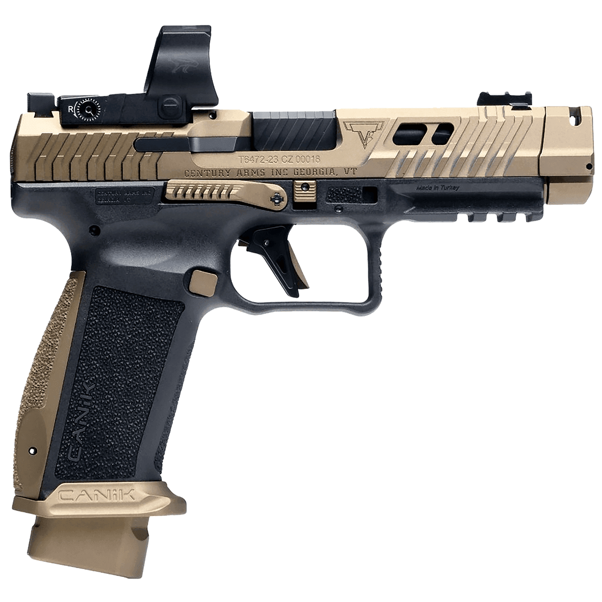 Canik TTI Combat with MaCanik M03 Competition Red Dot Taran Butler Design 9mm Semi Automatic Handgun Canik TTI Combat with MaCanik M03 Competition Red Dot Taran Butler Design 9mm Semi Automatic Handgun