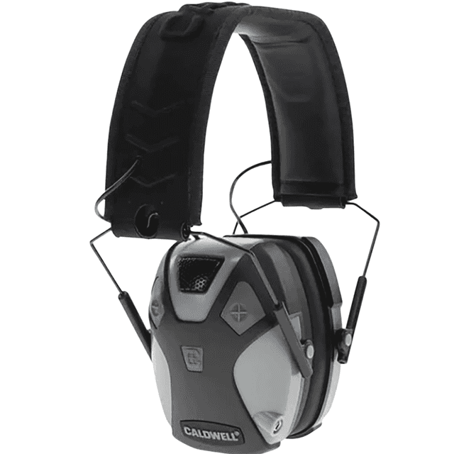 Caldwell E-Max Pro 23 dB Over the Head Gray/Black Hearing Protection - 1099602 Caldwell E-Max Pro 23 dB Over the Head Gray/Black Hearing Protection - 1099602