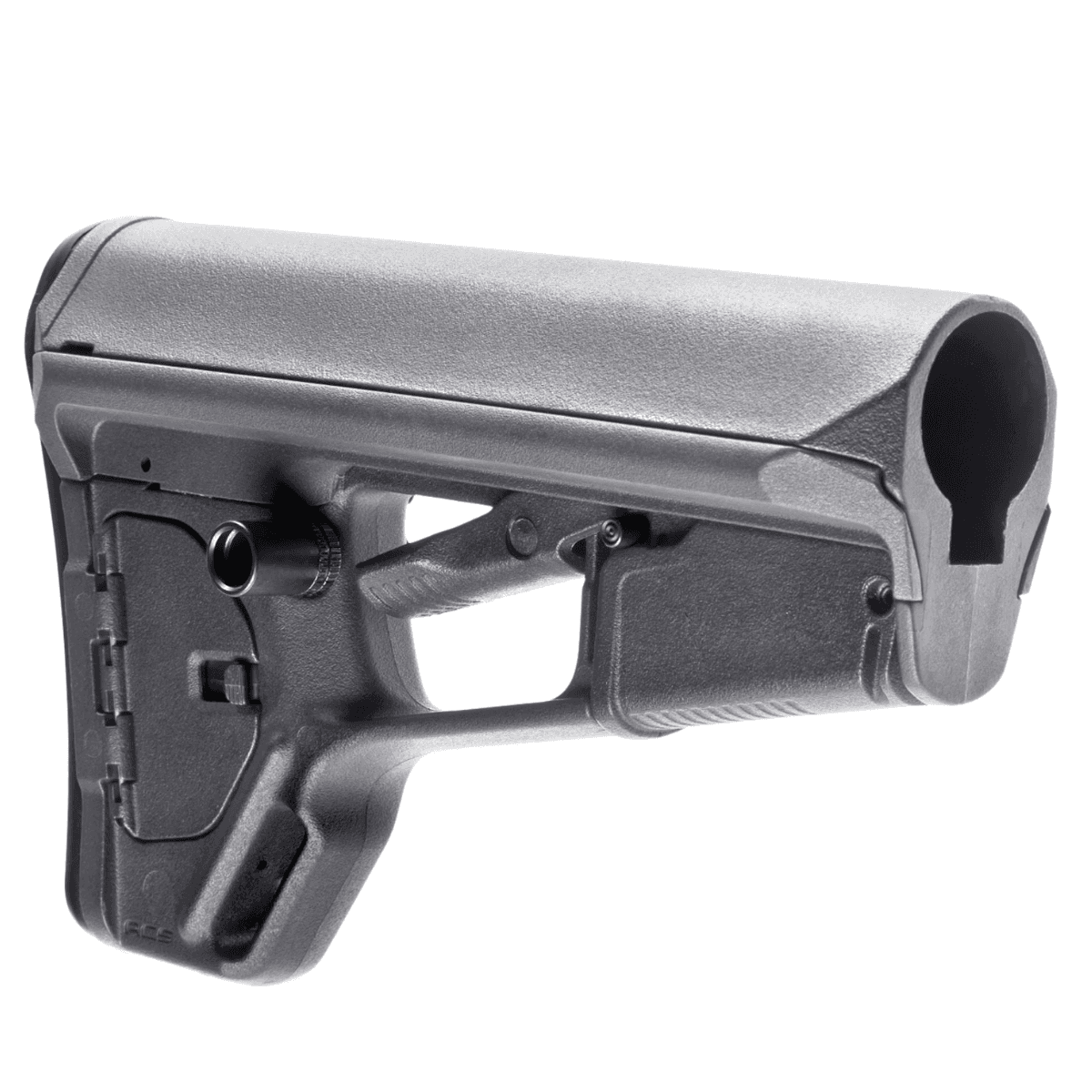 Magpul ACS-L Carbine Stock - Stealth Gray Synthetic for AR-15, M16, M4 with Mil-Spec Tube (Tube Not Included) - MAG378-GRY Magpul ACS-L Carbine Stock - Stealth Gray Synthetic for AR-15, M16, M4 with Mil-Spec Tube (Tube Not Included) - MAG378-GRY