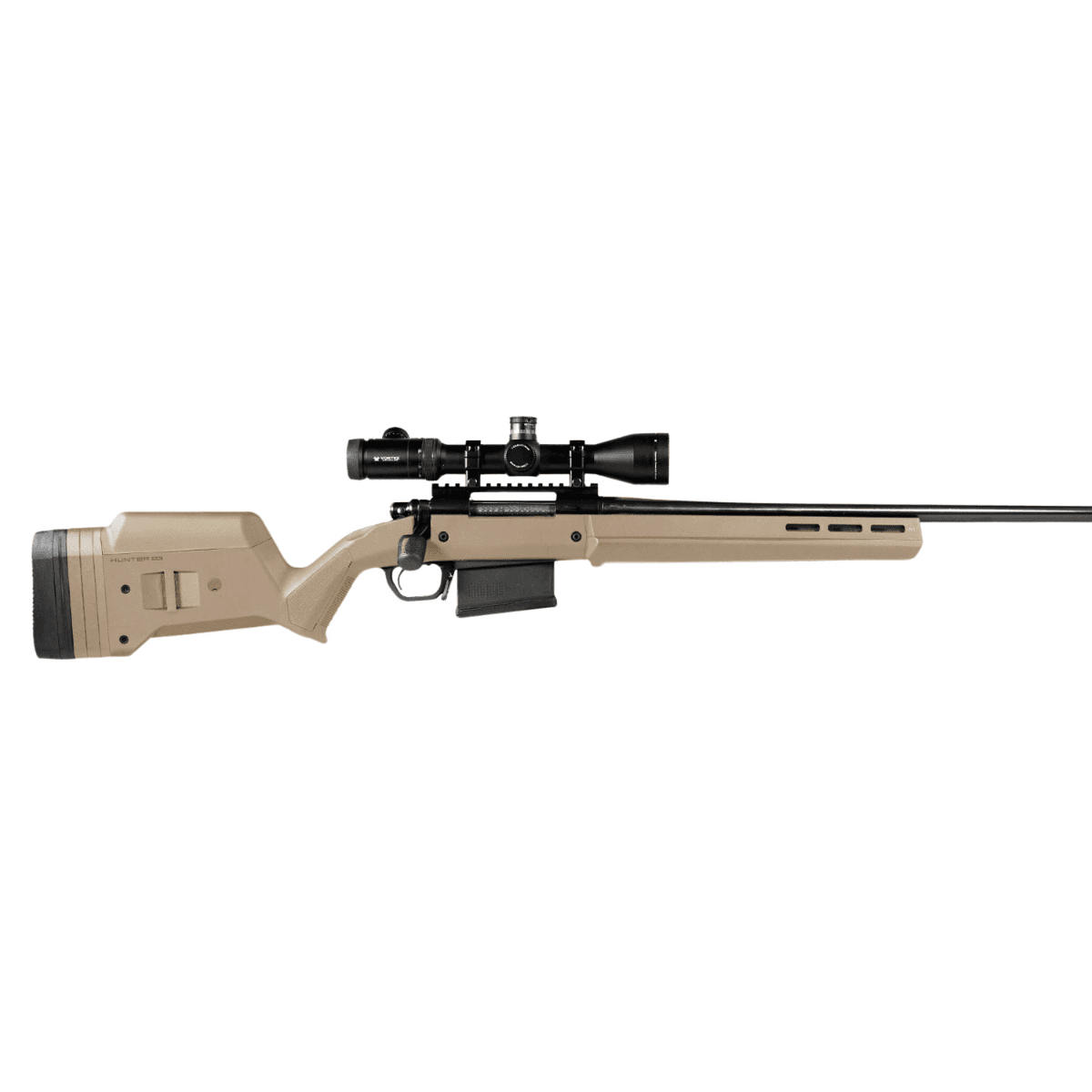 Magpul Hunter 700 Stock Fixed with Aluminum Bedding & Adjustable Comb - Flat Dark Earth Synthetic for Remington 700 LA - MAG483-FDE Magpul Hunter 700 Stock Fixed with Aluminum Bedding & Adjustable Comb - Flat Dark Earth Synthetic for Remington 700 LA - MAG483-FDE