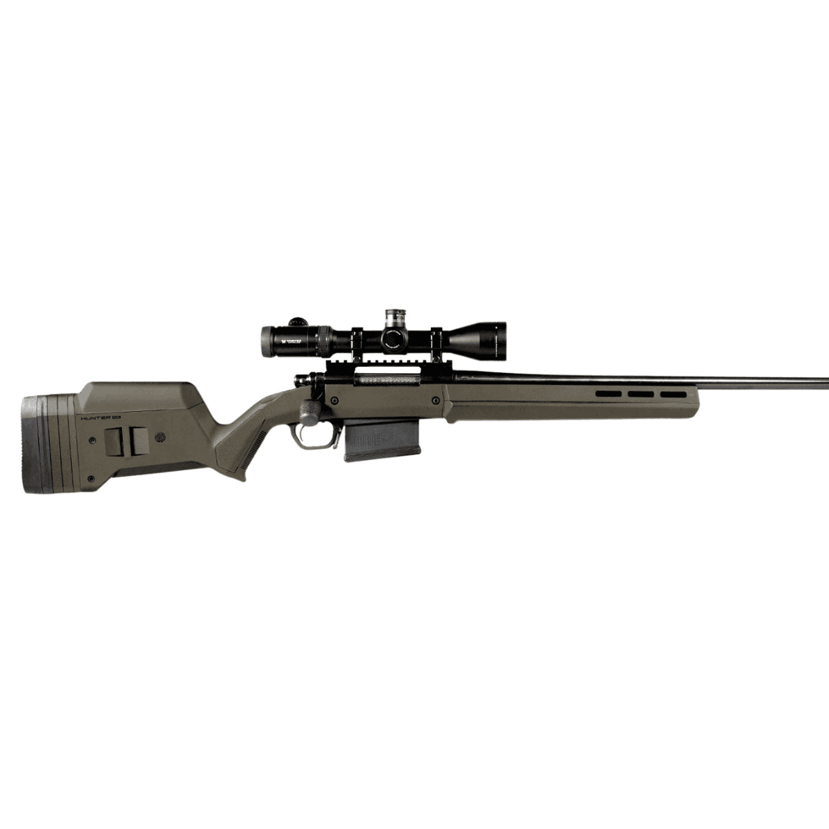 Magpul Hunter 700 Stock Fixed with Aluminum Bedding & Adjustable Comb - OD Green Synthetic for Remington 700 LA - MAG483-ODG Magpul Hunter 700 Stock Fixed with Aluminum Bedding & Adjustable Comb - OD Green Synthetic for Remington 700 LA - MAG483-ODG