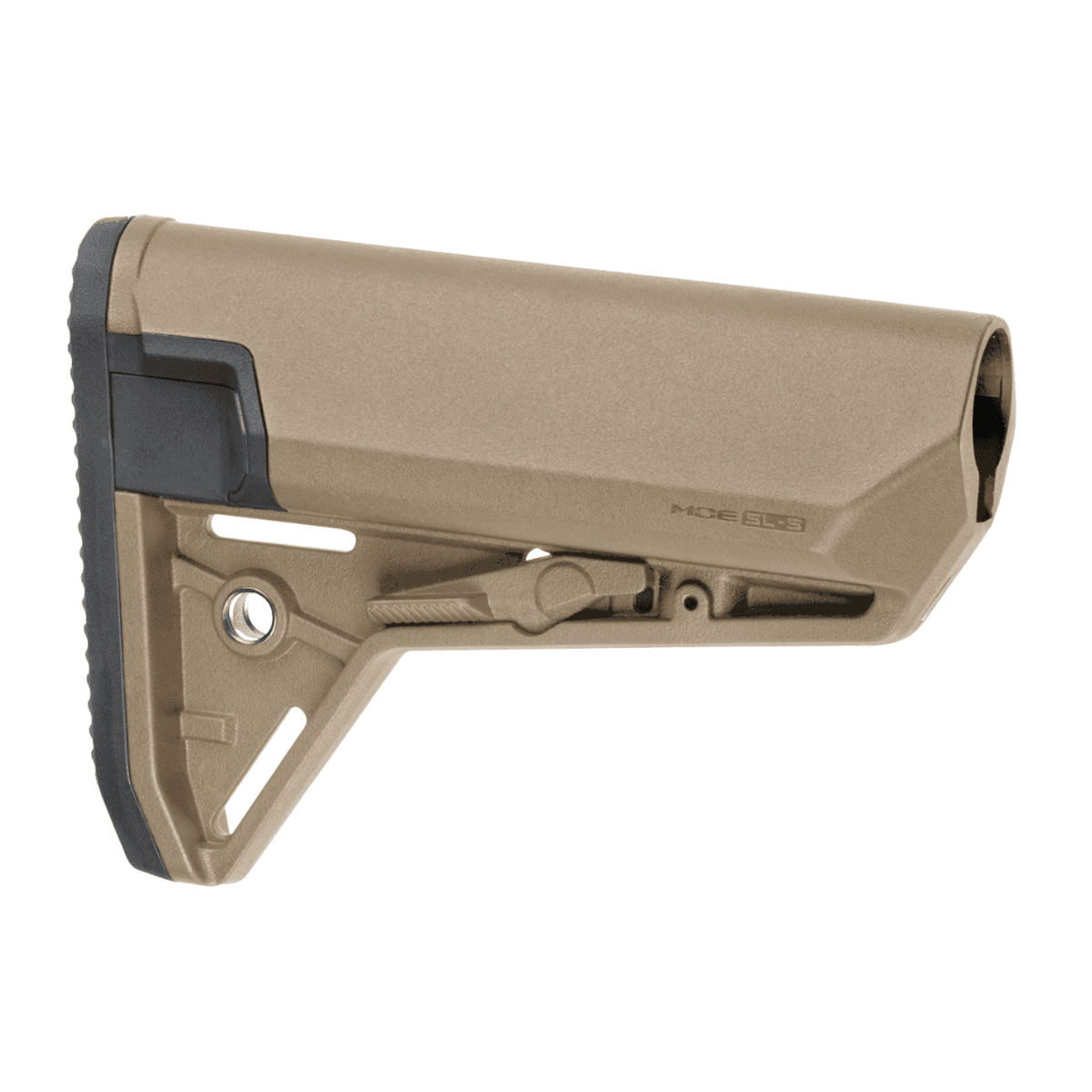 Magpul MOE SL-S Carbine Stock - Flat Dark Earth Synthetic for AR-15, M16, M4 with Mil-Spec Tube - MAG653-FDE Magpul MOE SL-S Carbine Stock - Flat Dark Earth Synthetic for AR-15, M16, M4 with Mil-Spec Tube - MAG653-FDE