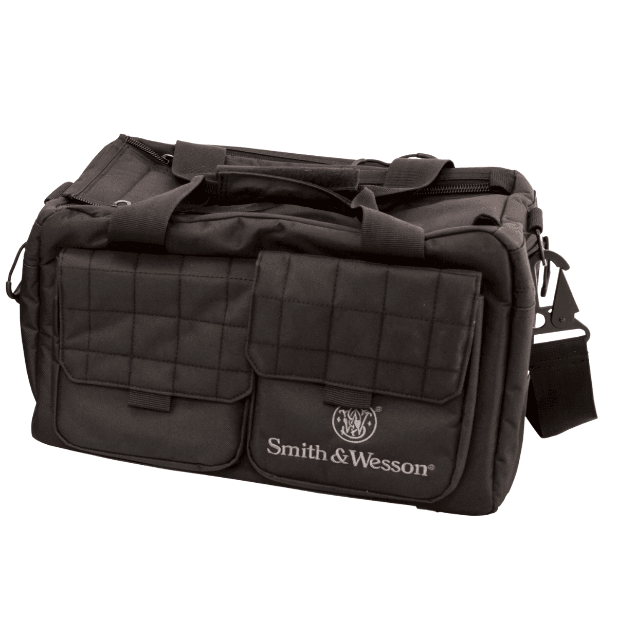 M&P Accessories Smith & Wesson Black Nylon Recruit Tactical Range Bag with Two Interior Pockets & Magazine Pouches - 110013 M&P Accessories Smith & Wesson Black Nylon Recruit Tactical Range Bag with Two Interior Pockets & Magazine Pouches - 110013