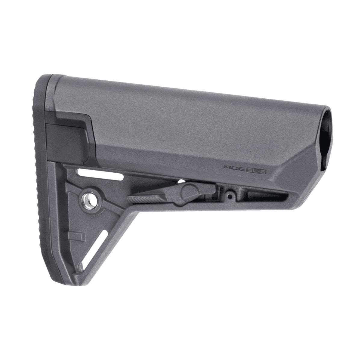 Magpul MOE SL-S Carbine Stock - Stealth Gray Synthetic for AR-15, M16, M4 with Mil-Spec Tube (Tube Not Included) - MAG653-GRY Magpul MOE SL-S Carbine Stock - Stealth Gray Synthetic for AR-15, M16, M4 with Mil-Spec Tube (Tube Not Included) - MAG653-GRY