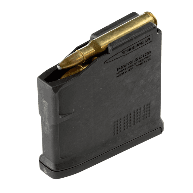Magpul PMAG 5rd AICS 270 Win/30-06 Springfield/25-06 Rem/280 Rem/8mm-06 Ackley Improved - Fits Bolt Action Rifles/Long Action - Black Polymer - MAG671-BLK Magpul PMAG 5rd AICS 270 Win/30-06 Springfield/25-06 Rem/280 Rem/8mm-06 Ackley Improved - Fits Bolt Action Rifles/Long Action - Black Polymer - MAG671-BLK