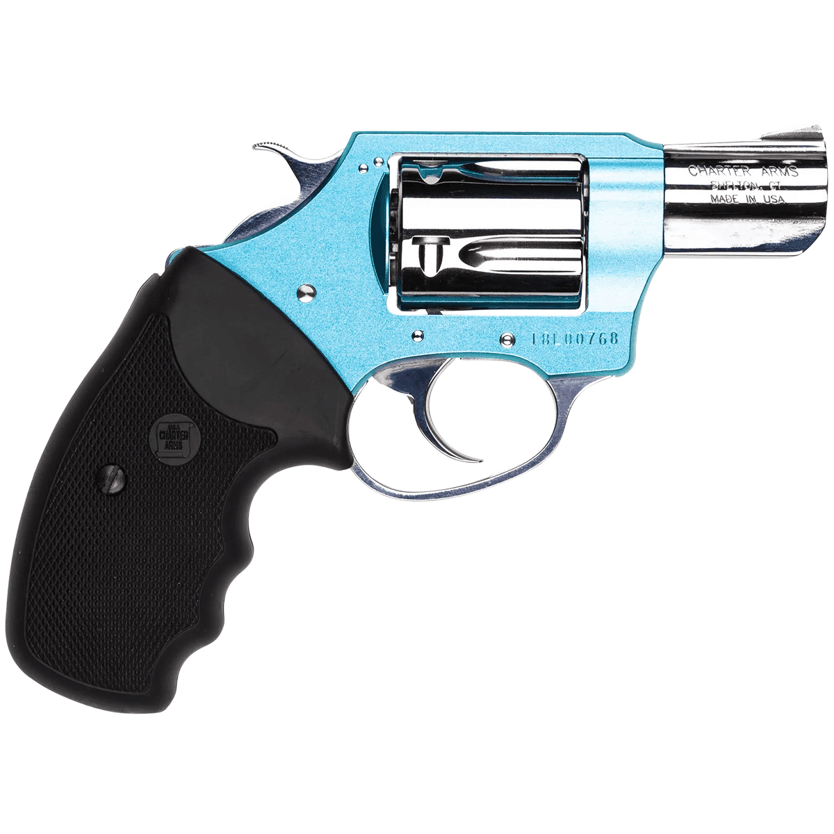 Charter Arms 53879 Undercover Lite Blue Diamond Compact 38 Special Revolver Pistol Charter Arms 53879 Undercover Lite Blue Diamond Compact 38 Special Revolver Pistol