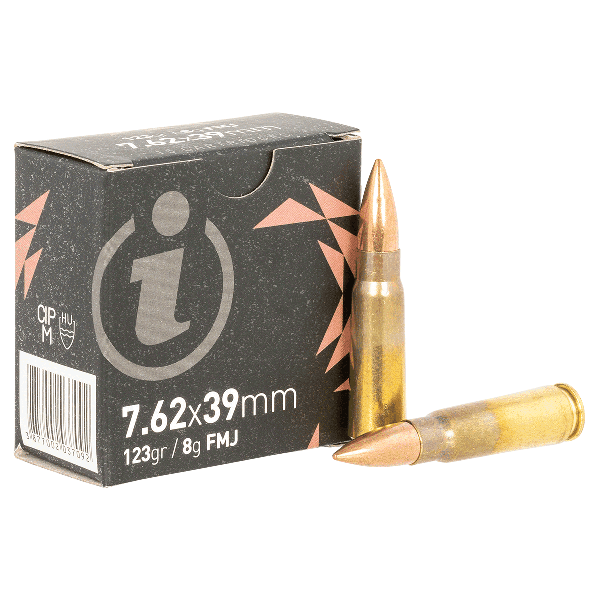Igman IGMAN762 Centerfire Rifle 7.62x39mm 123 gr Full Metal Jacket 15 Per Box Igman IGMAN762 Centerfire Rifle 7.62x39mm 123 gr Full Metal Jacket 15 Per Box
