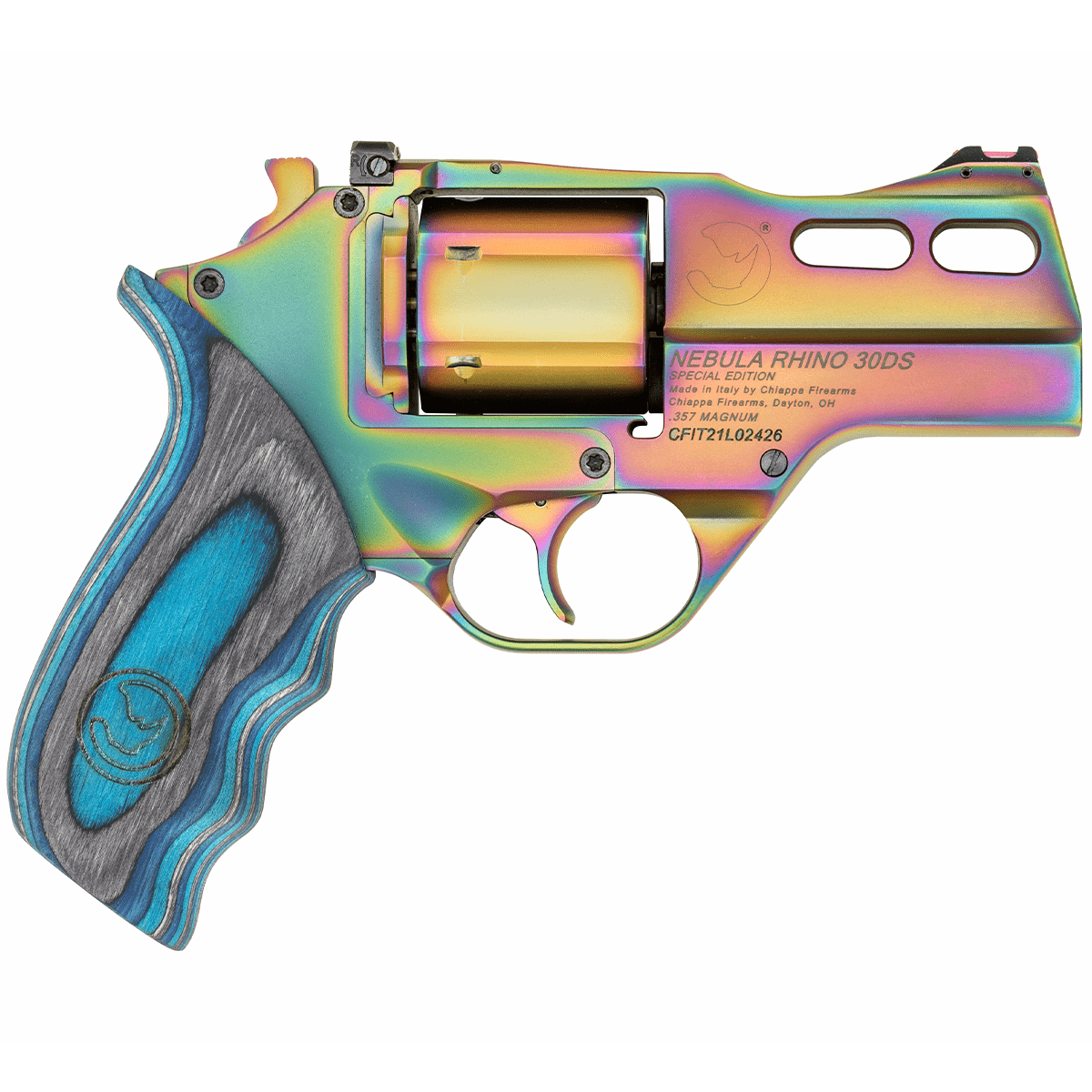 Chiappa Firearms Rhino 30DS Nebula 357 Mag Revolver CCW Handgun Chiappa Firearms Rhino 30DS Nebula 357 Mag Revolver CCW Handgun