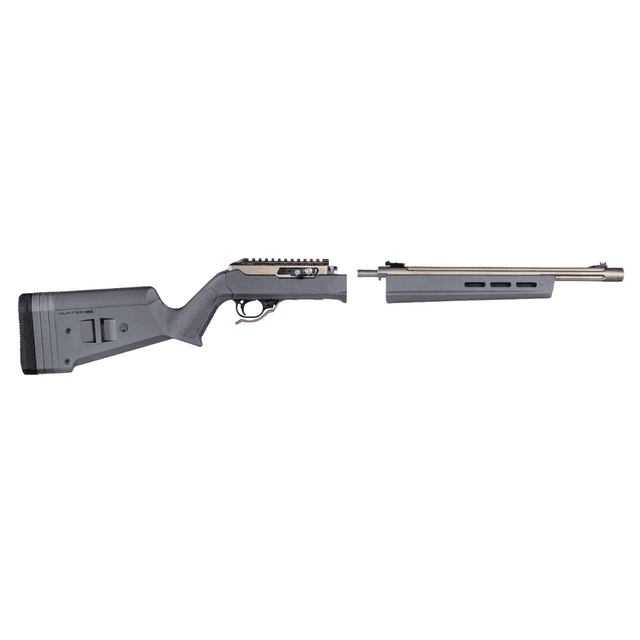 Magpul Hunter X-22 Stock Fixed Adjustable Comb - Stealth Gray Synthetic for Ruger 10/22 Takedown - MAG760-GRY Magpul Hunter X-22 Stock Fixed Adjustable Comb - Stealth Gray Synthetic for Ruger 10/22 Takedown - MAG760-GRY