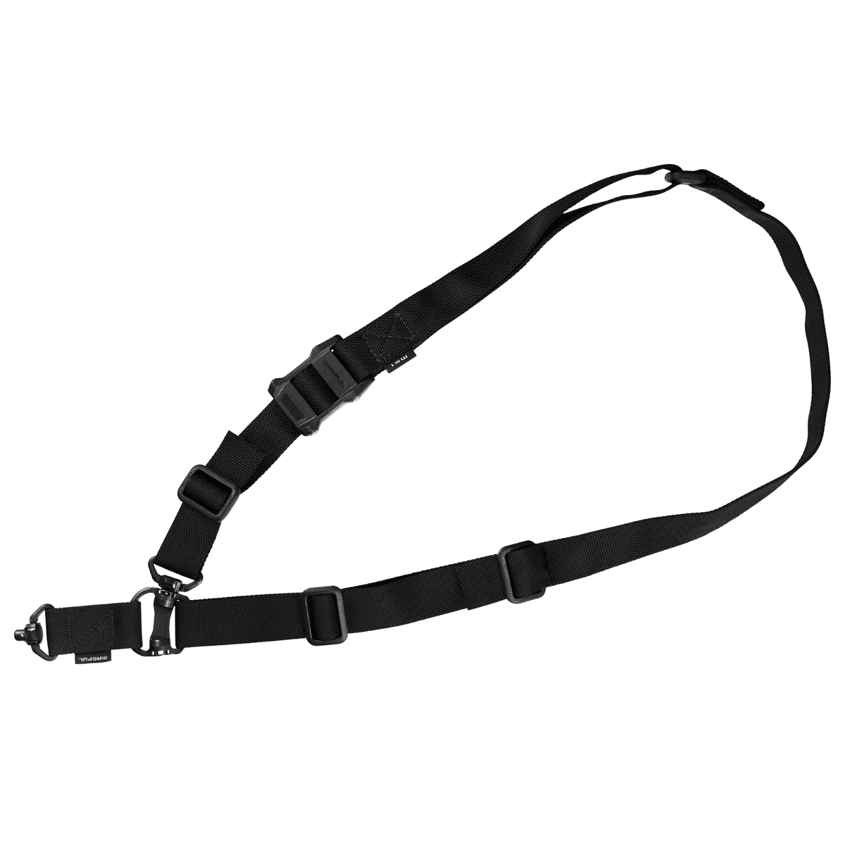 Magpul MS4 QDM Sling - Black Nylon Webbing - 1.25 inch Width - Adjustable One-Two Point Design & Swivels for AR Platforms - MAG953-BLK Magpul MS4 QDM Sling - Black Nylon Webbing - 1.25 inch Width - Adjustable One-Two Point Design & Swivels for AR Platforms - MAG953-BLK