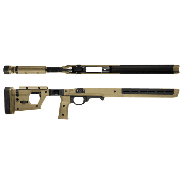 Magpul Pro 700 Stock Fixed with Aluminum Bedding - Flat Dark Earth Synthetic for Remington 700 SA - MAG997-FDE Magpul Pro 700 Stock Fixed with Aluminum Bedding - Flat Dark Earth Synthetic for Remington 700 SA - MAG997-FDE