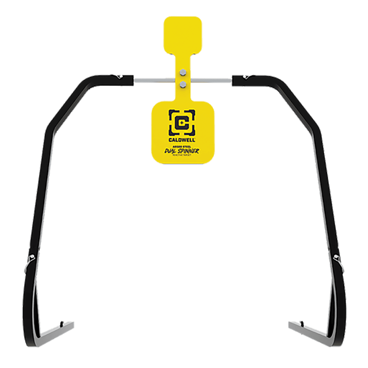 Caldwell 1196226 Daul Spinner Yellow AR500 Steel 3/8" Thick Standing Target Includes 5" & 8" Plates Caldwell 1196226 Daul Spinner Yellow AR500 Steel 3/8" Thick Standing Target Includes 5" & 8" Plates