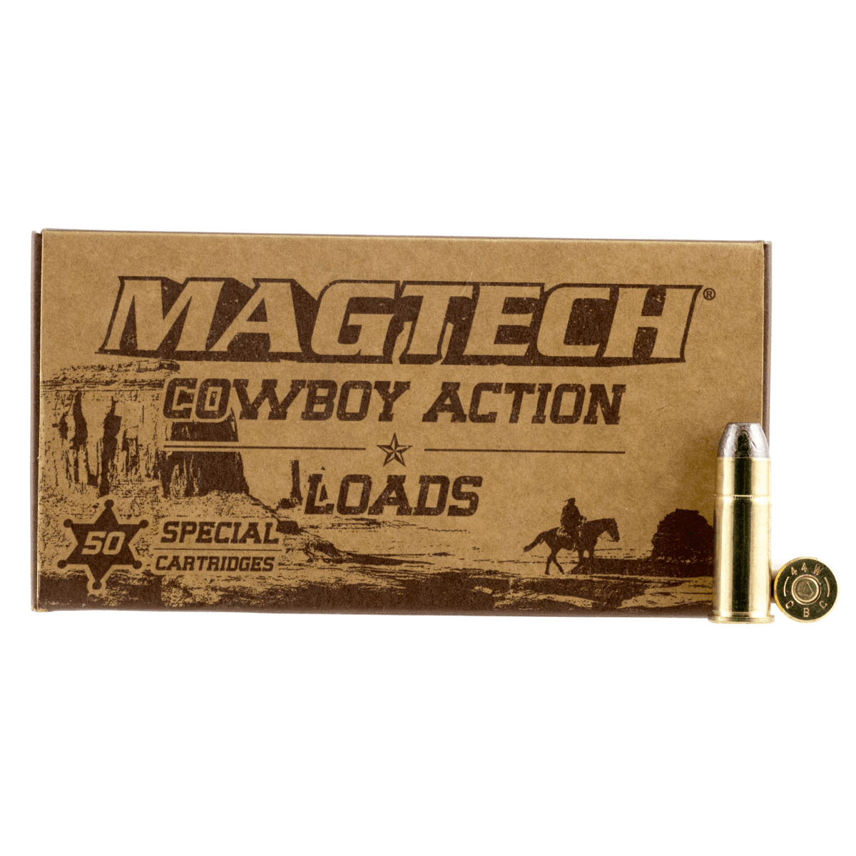 Magtech Cowboy Action 44-40 Win 200 gr Lead Flat Nose - 50 Rounds Per Box, 20 Boxes Per Case - 4440C Magtech Cowboy Action 44-40 Win 200 gr Lead Flat Nose - 50 Rounds Per Box, 20 Boxes Per Case - 4440C