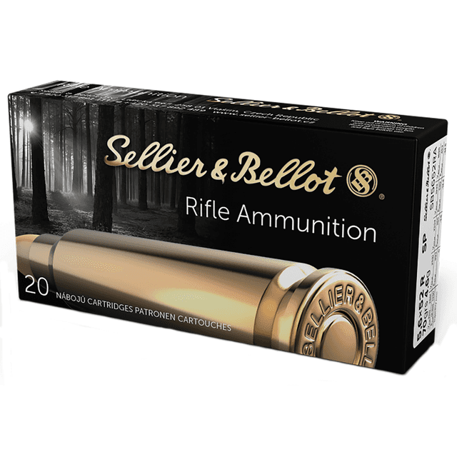 Sellier & Bellot Rifle 5.6mmx52R 70 gr Soft Point 20 Per Box/ 25 Case - SB5652RA Sellier & Bellot Rifle 5.6mmx52R 70 gr Soft Point 20 Per Box/ 25 Case - SB5652RA