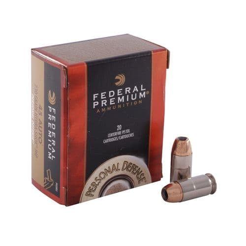 Federal Personal Defense .45 ACP Ammunition 20 Rounds JHP 230 Grain 850fps Federal Personal Defense .45 ACP Ammunition 20 Rounds JHP 230 Grain 850fps