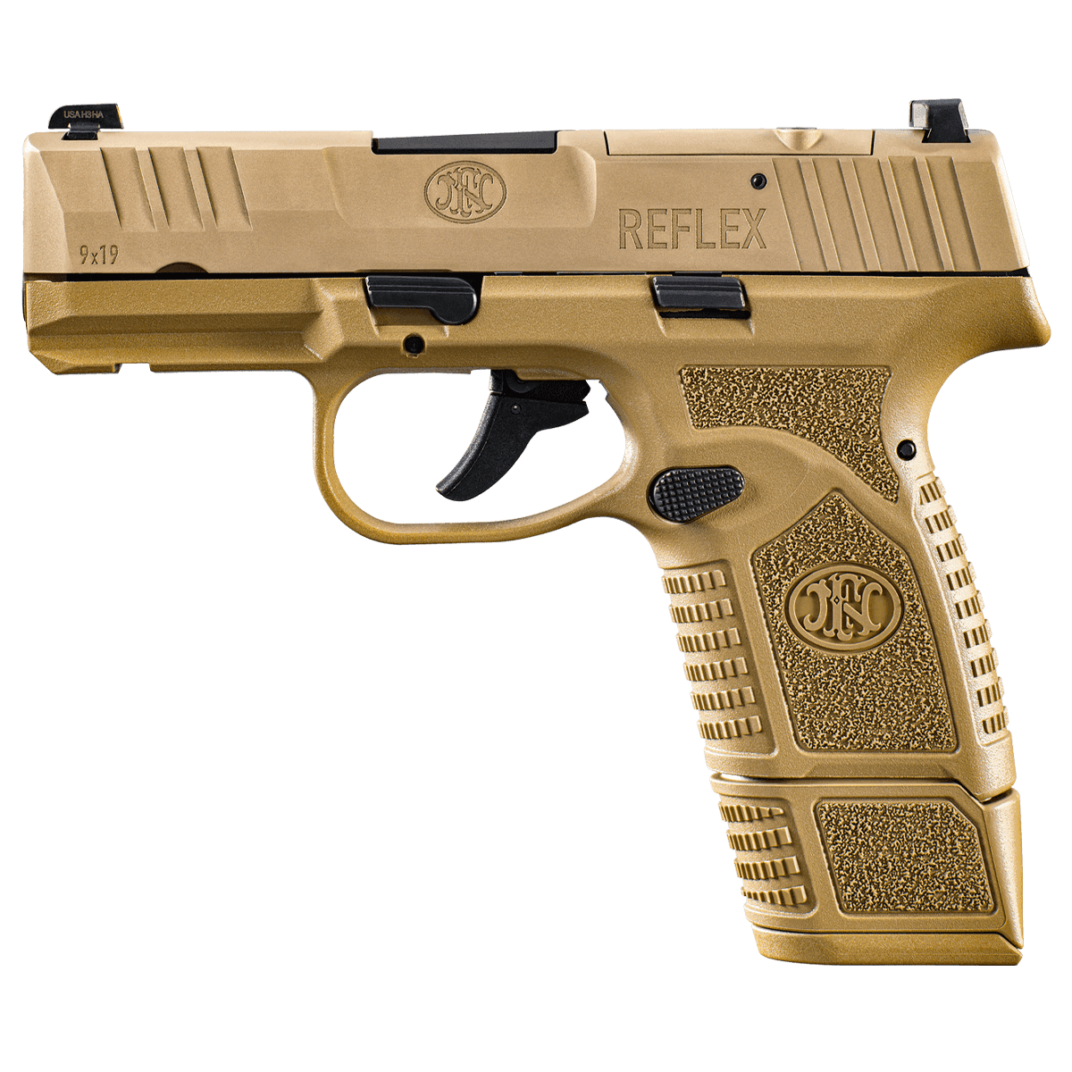 FN Reflex MRD Optic Ready FDE Micro Compact Handgun FN Reflex MRD Optic Ready FDE Micro Compact Handgun