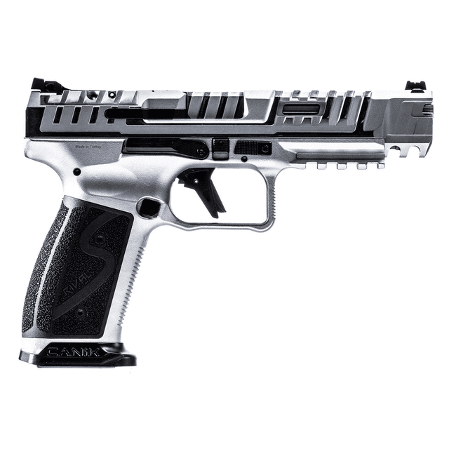 Canik HG7010CN SFx Rival-S Full Size 9mm 18+1, 5" Chrome Optic Ready/Serrated Semi Automatic Pistol Canik HG7010CN SFx Rival-S Full Size 9mm 18+1, 5" Chrome Optic Ready/Serrated Semi Automatic Pistol
