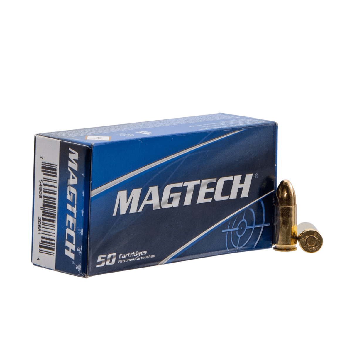 Magtech 9mm Luger 124 gr Full Metal Jacket Range/Training Ammo - 50 Rounds Per Box, 20 Boxes Per Case - MAG9NATO Magtech 9mm Luger 124 gr Full Metal Jacket Range/Training Ammo - 50 Rounds Per Box, 20 Boxes Per Case - MAG9NATO