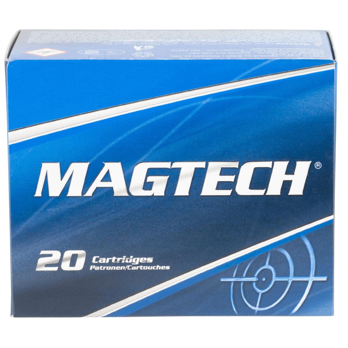 Magtech Range/Training 500 S&W Mag 325 gr Full Metal Jacket Flat Nose 20 Per Box/ 25 Case - 500D Magtech Range/Training 500 S&W Mag 325 gr Full Metal Jacket Flat Nose 20 Per Box/ 25 Case - 500D