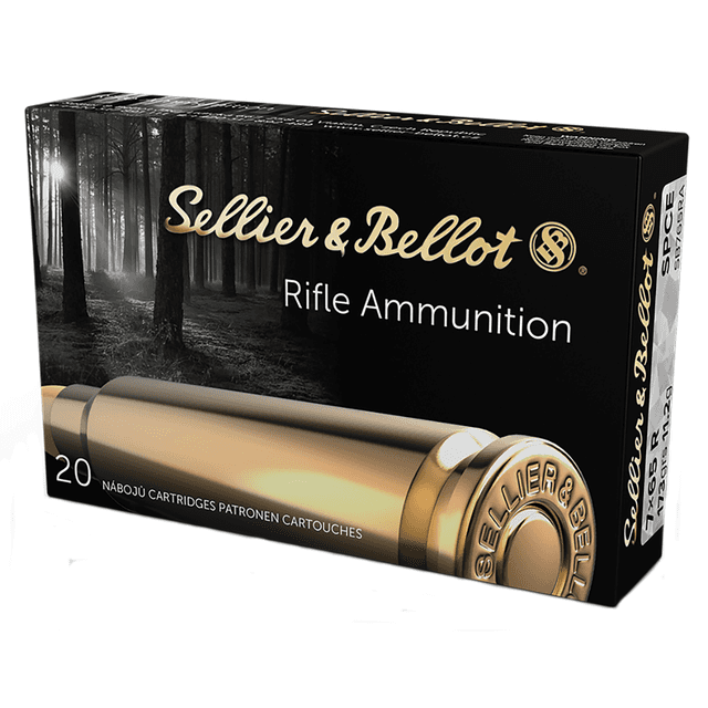 Sellier & Bellot Rifle 7x65mmR 173 gr Soft Point Cut Through Edge 20 Per Box/ 20 Case - SB765RA Sellier & Bellot Rifle 7x65mmR 173 gr Soft Point Cut Through Edge 20 Per Box/ 20 Case - SB765RA