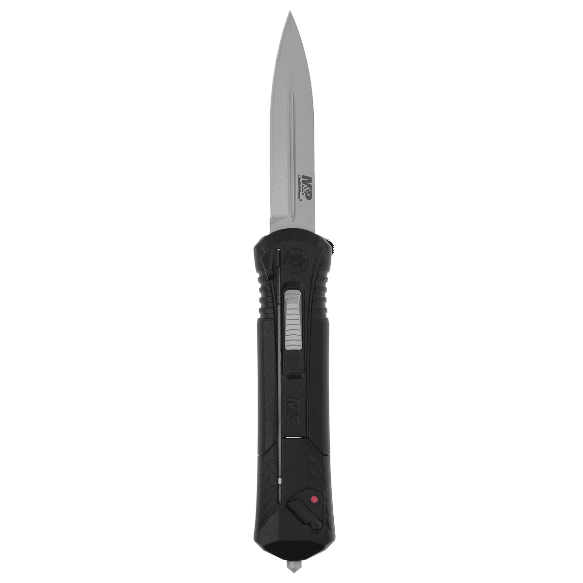 Smith & Wesson Knives M&P 3.50'' Folding Dagger Plain Satin Blade, 5.16'' Black Handle with Pocket Clip - 1181878 Smith & Wesson Knives M&P 3.50'' Folding Dagger Plain Satin Blade, 5.16'' Black Handle with Pocket Clip - 1181878