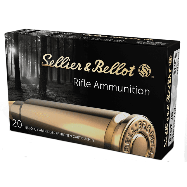 Sellier & Bellot Rifle 8x57 JS 196 gr Soft Point Cut Through Edge 20 Per Box/ 20 Case - SB857JSB Sellier & Bellot Rifle 8x57 JS 196 gr Soft Point Cut Through Edge 20 Per Box/ 20 Case - SB857JSB