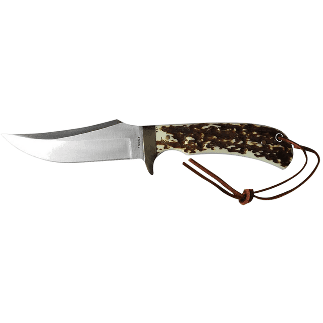 Uncle Henry old Next Gen Staglon 4.25'' Skinner Plain Satin Stainless Steel Blade with Sheath - 1100035 Uncle Henry old Next Gen Staglon 4.25'' Skinner Plain Satin Stainless Steel Blade with Sheath - 1100035