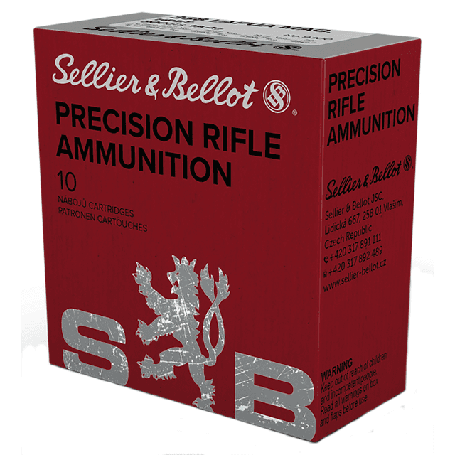 Sellier & Bellot Rifle 338 Lapua Mag 300 gr Hollow Point Boat Tail 10 Per Box/ 10 Case - SB338LMB Sellier & Bellot Rifle 338 Lapua Mag 300 gr Hollow Point Boat Tail 10 Per Box/ 10 Case - SB338LMB