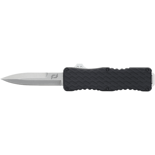 Schrade Uproar D/A OTF Bayonet Plain Satin D2 Steel Blade with 4.25" Aluminum Handle - 1135967 Schrade Uproar D/A OTF Bayonet Plain Satin D2 Steel Blade with 4.25" Aluminum Handle - 1135967