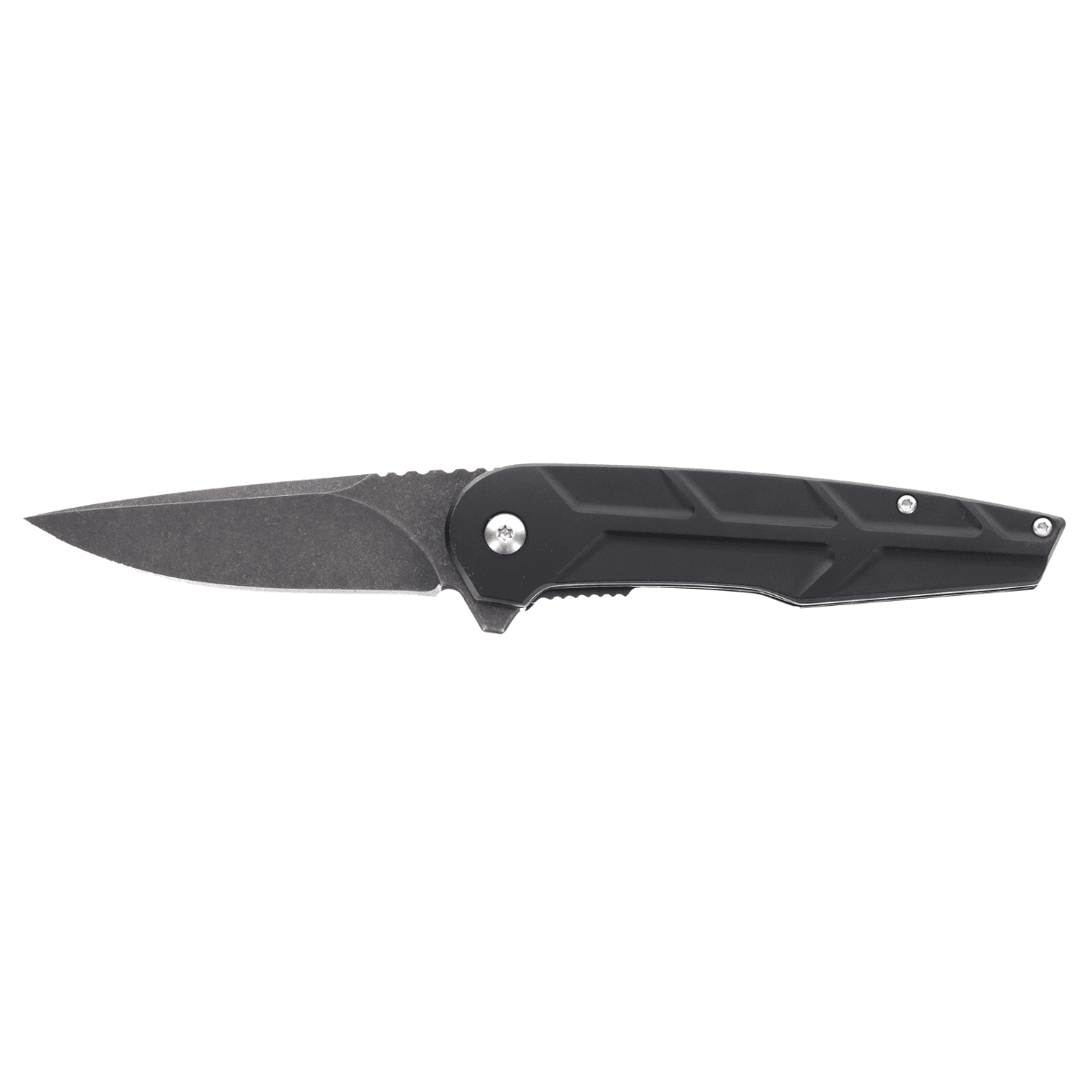 Schrade Reckon 3.25" Folding Drop Point Plain Dark Stonewash D2 Steel Blade with 4.40" Black Aluminum Handle-1159329 Schrade Reckon 3.25" Folding Drop Point Plain Dark Stonewash D2 Steel Blade with 4.40" Black Aluminum Handle-1159329