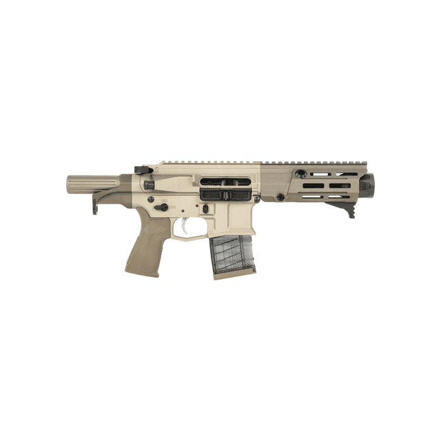 Maxim Defense PDX 505-SPS Arid Brown SCW Pistol System - 300 Blackout, 20+1 Capacity, 5.50" Barrel with Hate Brake Muzzle Booster, Aluminum Receiver, Optics Ready - Includes 1 20 Round Magazine - MXM50822 Maxim Defense PDX 505-SPS Arid Brown SCW Pistol System - 300 Blackout, 20+1 Capacity, 5.50" Barrel with Hate Brake Muzzle Booster, Aluminum Receiver, Optics Ready - Includes 1 20 Round Magazine - MXM50822